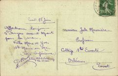 Angers - the Castle - the Levis Bridge the End of the World - CPA