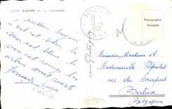 Beziers - die Kathedrale - CPA