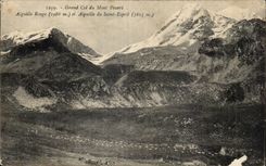 Large Collar of the Mount Rotted - Red Needle 2986 and Aiguille Saint Spirit 3615 m - CPA