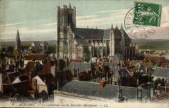 Auxerre - die Kathedrale gesehen von der Manifacier Veranschaulichung - CPA