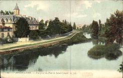 Angouleme CPA Vue prise du pont de Saint Cybord