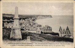 Arromanches les Bains CPA Vue generale prise des falaises de Fresne 