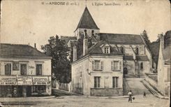 Amboise CPA L'eglise Saint Denis