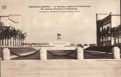 Varennes in Argonne CPA the American monument of Pennsylvania