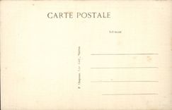 La Baule on Mer CPA the beach has high tide towards Pouliguen