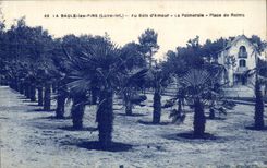 La Baule on Mer CPA With the wood of love the palm plantation Places from Reims