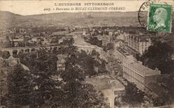 Auvergne CPA Panorama of Royat Clermont Ferrand