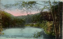 Bourboule CPA Lake of the stopping