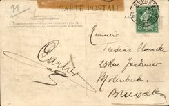 CPA Versailles La voiture ayant servi au sacre de Charles X