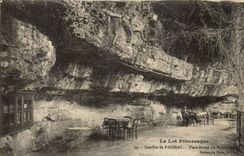 Gouffre de PAdirac CPA Plateforme du restaurant