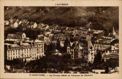 The mount Gilds cPA the large hotels and the avenue of Clermont