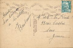 The mount Gilds cPA the large hotels and the avenue of Clermont