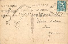 Auvergne CPA Peak of the Three girls close to Sancy