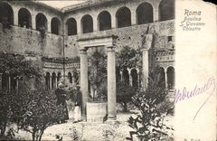 Italie Italia Roma CPA Basilica S Giovanni Chiostro