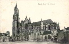 Senlis CPA the cathedral