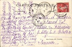 Versailles CPA Palais du petit TRianon Maison de la Reine