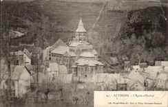 Auvergne CPA the church of Orcival