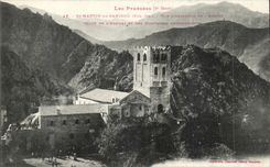 Saint Martin of Canigou CPa Overall picture of the abbey