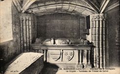 InnenGuerande CPA von kollegialem das Krypta Grab von TRistan de CArne