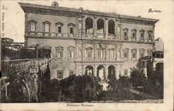 Italie Italia CPA Roma Palasso Farnese