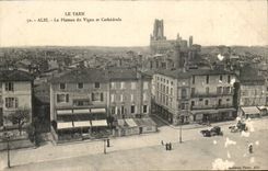 Albi CPA die Platte von Vigan und von Kathedrale