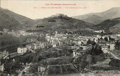 Amelie les Bains CPA View of the east