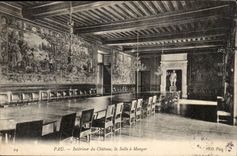 Pau CPA Interieur du chateau La salle a manger