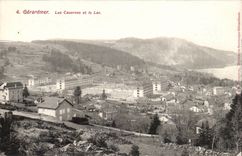 Gerardmer CPA barracks and the lake