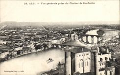 Ansicht die Albi-CPA vertreten vom Glockeaufsatz von Co Cecile