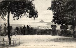 Avranches CPA Seen on bay of Mont Saint Michel