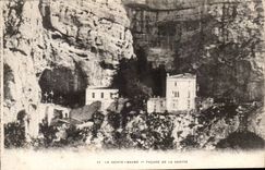 Sainte Baume CPA Facade de la grotte