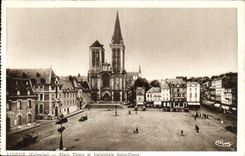 CPA Lisieux setzt Thiers und Kathedrale Saint Pierre