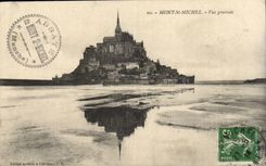 Mont Saint Michel CPA View