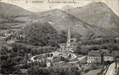 Lourdes CPA the basilica and Gave