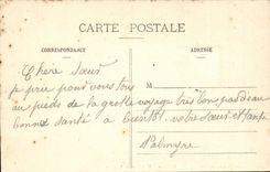 CPA the old man Lourdes and the Pyrenees