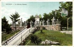 CPA Lourdes the Breton martyrdom