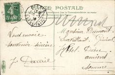 Dieppe cPA gesehen an vor dem Hafen genommen von den Klippen von Pollet