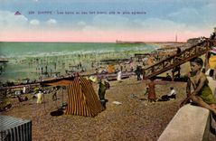 Dieppe CPA Bader mit Unterseite der extrem weisse angenehmste Aufstellungsort