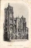 Bourges - Front der Kathedrale - CPA