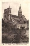 Semur - the Church Our Lady and Walls - CPA