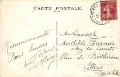 CPA Route of Ugine has Plumet Gorges of the arly and tunnel