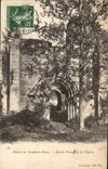 Ruins of Champlieu CPA Main entrance of the church
