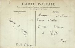 Ruins of Champlieu CPA Main entrance of the church