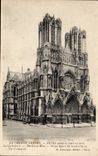 CPA Reims before the bombardment the cathedral