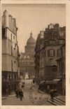 Paris - 5 - Street Top Paves - the Pantheon - CPA