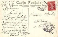 CPA Paris the fountain of Medicis Garden of Luxembourg