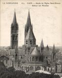 CPA Caen Abside de l'eglise Saint Etienne Abbaye aux homme