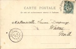 CPA Drill of Fontainebleau Road of the bouquet of the king