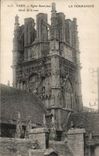 CPA Caen Eglise Saint Jean detail de la tour