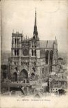 CPA Amiens Cathedral as the crow flies